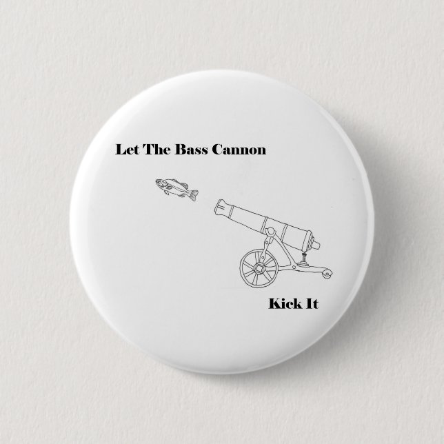 Bóton Redondo 5.08cm O canhão baixo (Frente)