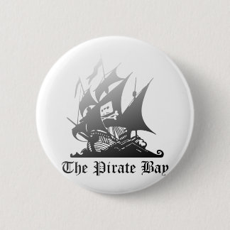 Bóton Redondo 5.08cm O cinza da baía do pirata ao preto
