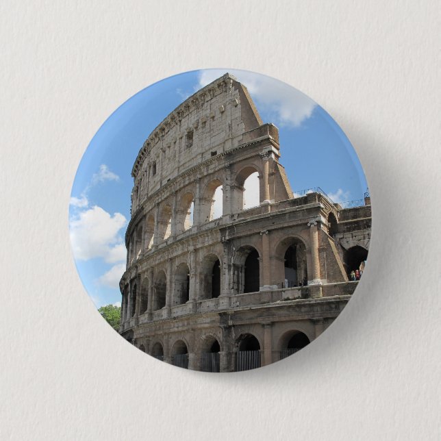 Bóton Redondo 5.08cm O Colosseum romano (Frente)