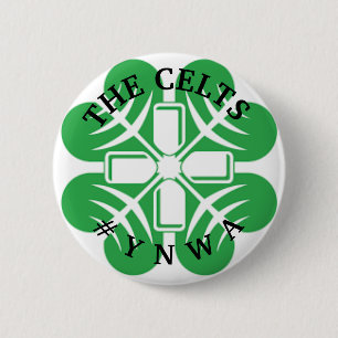 BÓTON REDONDO 5.08CM O CRACHÁ PIN CELULAR #YNWA SHAMROCK CROSS MOTIF