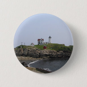 Bóton Redondo 5.08cm O farol Maine do Nubble