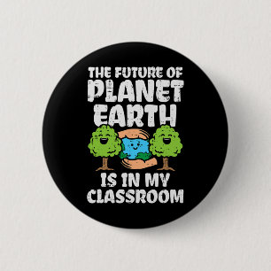 Bóton Redondo 5.08cm O Futuro Do Planeta No Meu Câncer, Professora Do D