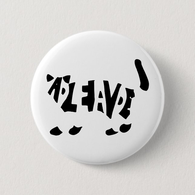 Bóton Redondo 5.08cm O gato de Schrödinger (Frente)