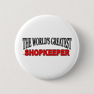 Bóton Redondo 5.08cm O grande comerciante do mundo