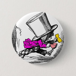 Bóton Redondo 5.08cm O Hatter deixou a corte