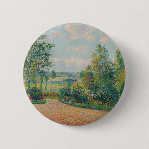 Bóton Redondo 5.08cm O Jardim de Octave Mirbeau (por Camille Pissarro)