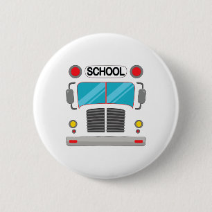 Bóton Redondo 5.08cm O Motorista De Ônibus Escolar Costume Halloween Di