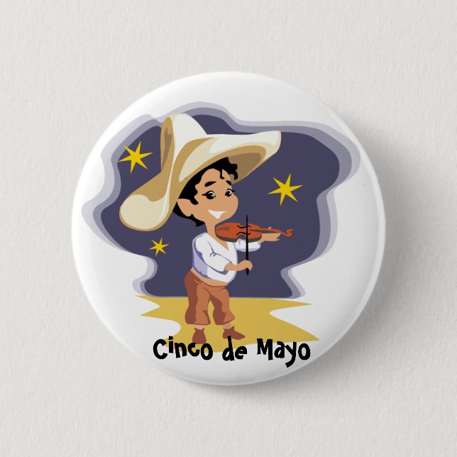 Bóton Redondo 5.08cm O músico - (Frente)