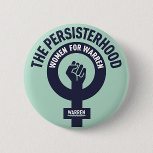 Bóton Redondo 5.08cm O Persisterhood - mulheres para Warren