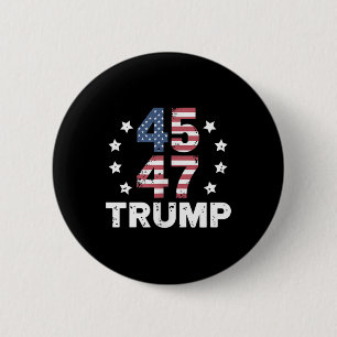 Bóton Redondo 5.08cm O Presidente Donald Trump Inauguration Day 2025 Us