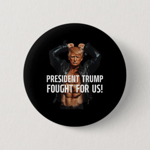Bóton Redondo 5.08cm O Presidente Trump lutou pelos esportes femininos