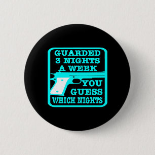 Bóton Redondo 5.08cm O preto guardou uma semana de 3 noites