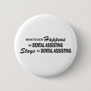 Bóton Redondo 5.08cm O que quer que acontece - ajuda dental