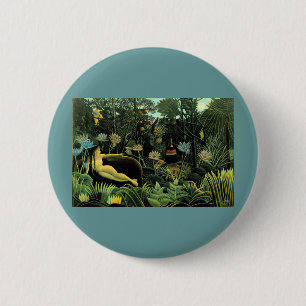 Bóton Redondo 5.08cm O Sonho de Henri Rousseau (1910)