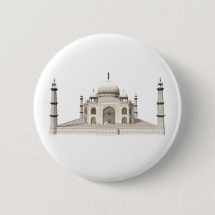 Bóton Redondo 5.08cm O Taj Mahal: modelo 3D: