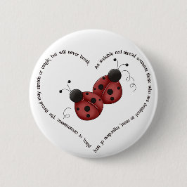 Bóton Redondo 5.08cm O Thread Vermelho