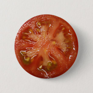 Bóton Redondo 5.08cm O tomate perfeito da fatia