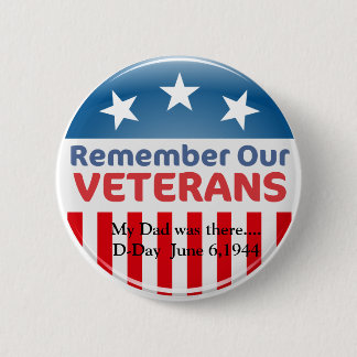 Bóton Redondo 5.08cm o veterinário 555754, meu pai estava lá….Dia D o 6