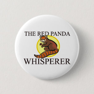 Bóton Redondo 5.08cm O Whisperer da panda vermelha