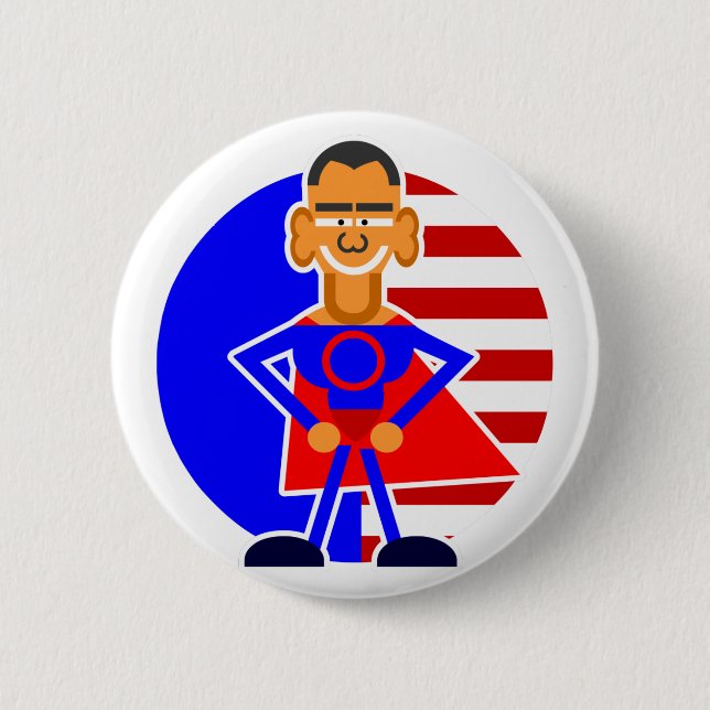 BÓTON REDONDO 5.08CM OBAMA (Frente)