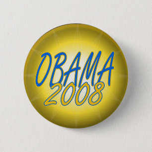 Bóton Redondo 5.08cm Obama2008