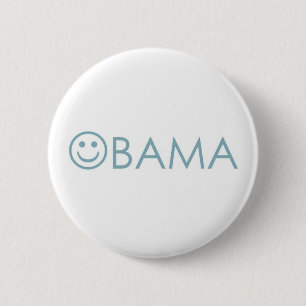 Bóton Redondo 5.08cm obama 2008