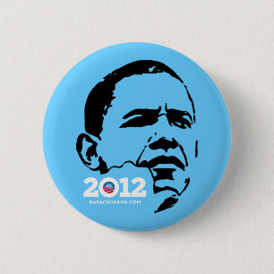 Bóton Redondo 5.08cm Obama 2012