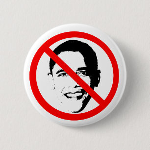 Bóton Redondo 5.08cm Obama Barack nenhum