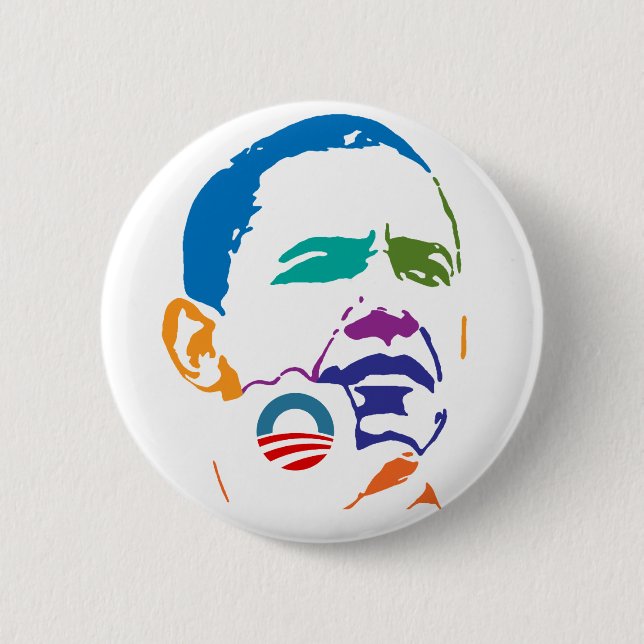 Bóton Redondo 5.08cm Obama Biden 2012 (Frente)