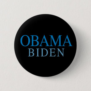 Bóton Redondo 5.08cm Obama Biden Button