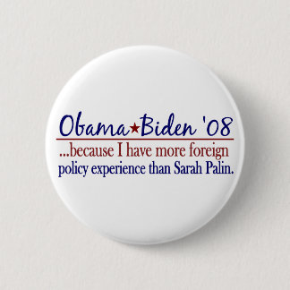 Bóton Redondo 5.08cm Obama Biden (política externa Anti-Palin)