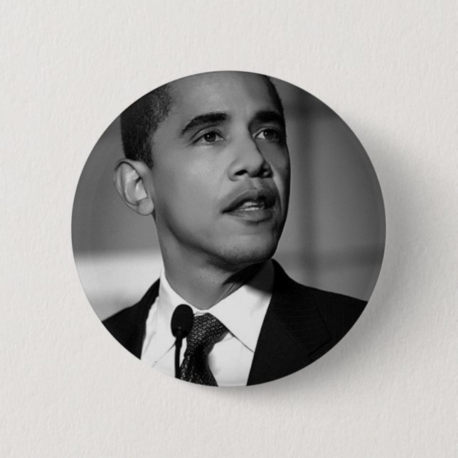 Bóton Redondo 5.08cm Obama Button (Frente)