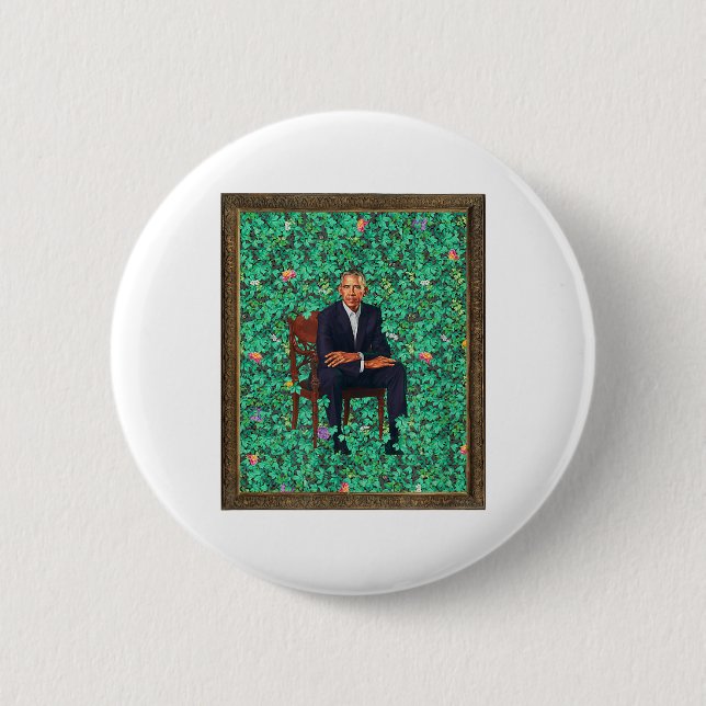 Bóton Redondo 5.08cm Obama Retrait Tee (Frente)