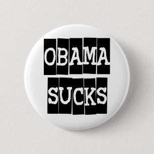 Bóton Redondo 5.08cm Obama suga