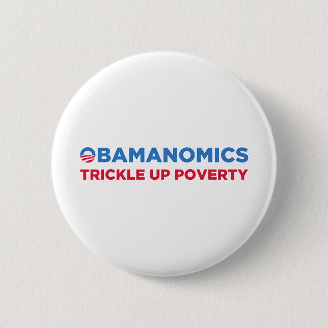 Bóton Redondo 5.08cm Obamanomics (Frente)
