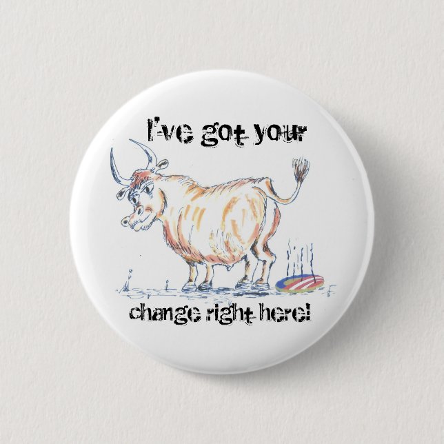 BÓTON REDONDO 5.08CM OBAMAS BS IMPRENSAM O ENCHIMENTO (Frente)