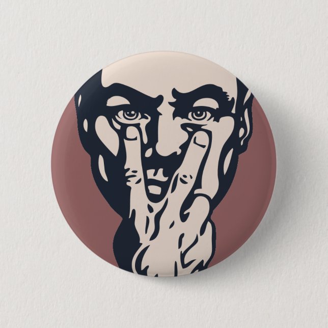 Bóton Redondo 5.08cm Observação do big brother (Frente)