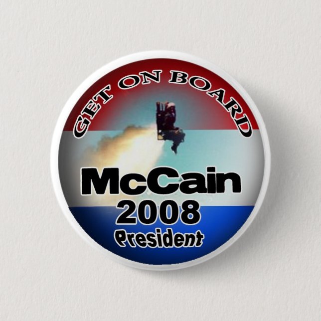 Bóton Redondo 5.08cm Obtenha a bordo (Frente)