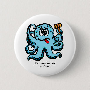 Bóton Redondo 5.08cm Octopus Bonk, MeWarriorWoman no Twitch