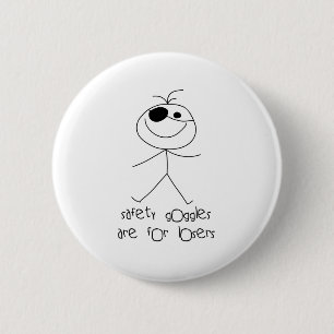 Bóton Redondo 5.08cm Óculos de proteção de segurança