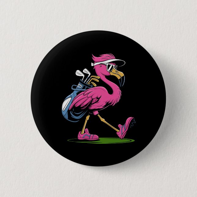 Bóton Redondo 5.08cm Óculos de Sol Ping Flamingo Golf Mulher Senhoras H (Frente)