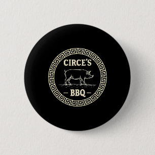 Bóton Redondo 5.08cm Odisseia de Churrasco do Circo Grego de Mitologia