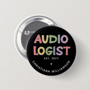Bóton Redondo 5.08cm Oferta Personalizada de Audiologia para Graduação