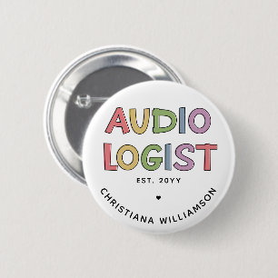 Bóton Redondo 5.08cm Oferta Personalizada de Audiologia para Graduação