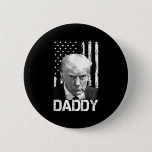 Bóton Redondo 5.08cm Oficial 2025 Trump Daddy _2