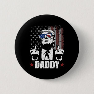 Bóton Redondo 5.08cm Oficial 2025 Trump Daddyoffic2025 Trump Pai