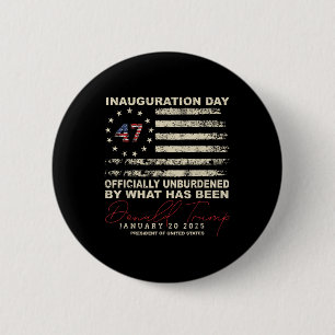 Bóton Redondo 5.08cm Oficialmente Descarregado Pelo Que Foi Trump Victo