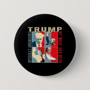 Bóton Redondo 5.08cm Oficialmente Descarregado Pelo Que Foi Trump Victo