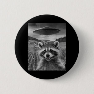 Bóton Redondo 5.08cm Ogambm Selfie Com Alienígena Ufo Funny Possum Dons