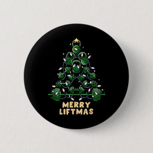 Bóton Redondo 5.08cm Oh Liftmas Tree Kettlebell Gym Ugly Natal